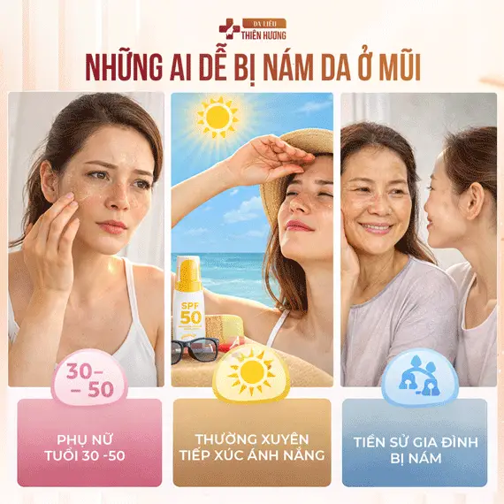Nám Da Vùng Mũi: Nguyên Nhân, Dấu Hiệu & Cách Điều Trị