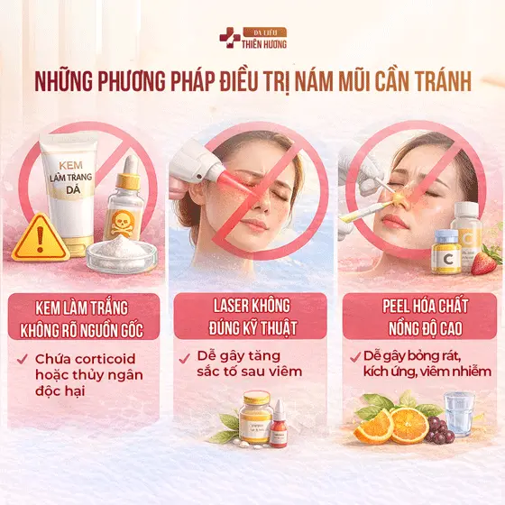 Nám Da Vùng Mũi: Nguyên Nhân, Dấu Hiệu & Cách Điều Trị