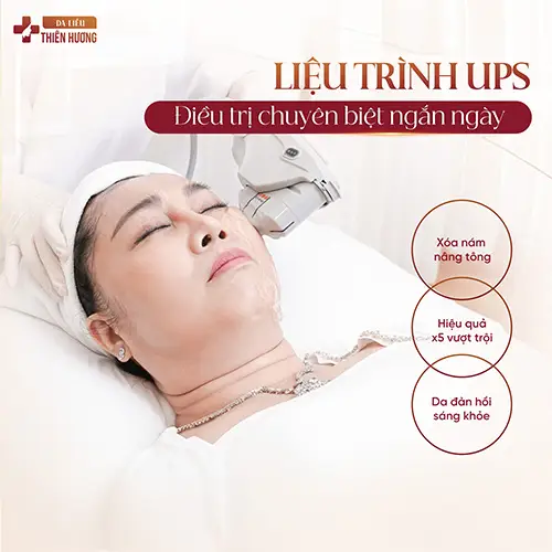 Công Nghệ Điều Trị Nám UPS – Hiệu Quả Nhanh, Không Xâm Lấn